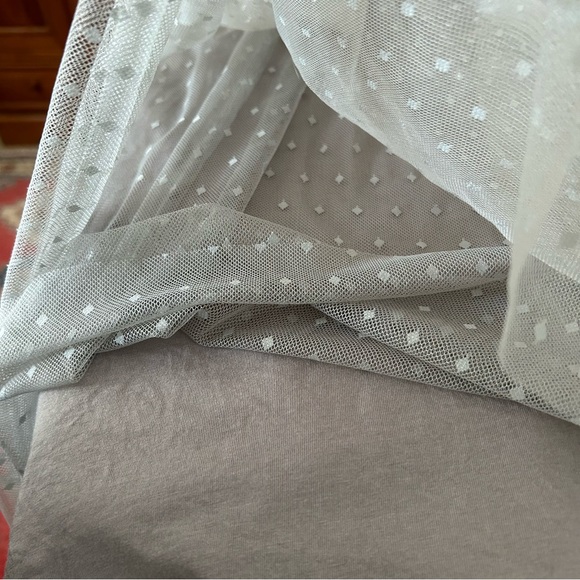Garnet Hill Prima Tulle Skirt in gray size XS - Picture 4 of 12